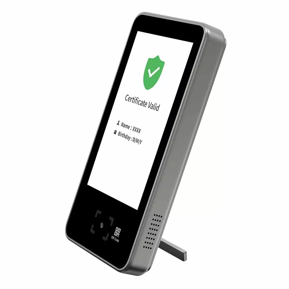 Lettore GreenPass automatico, display da 5 con ethernet WIFI e relè per sblocco porta