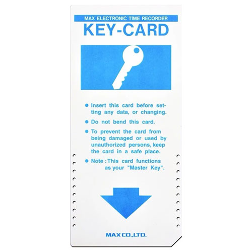 Chiave Key Card  scheda di programmazione per Timbracartellini MAX