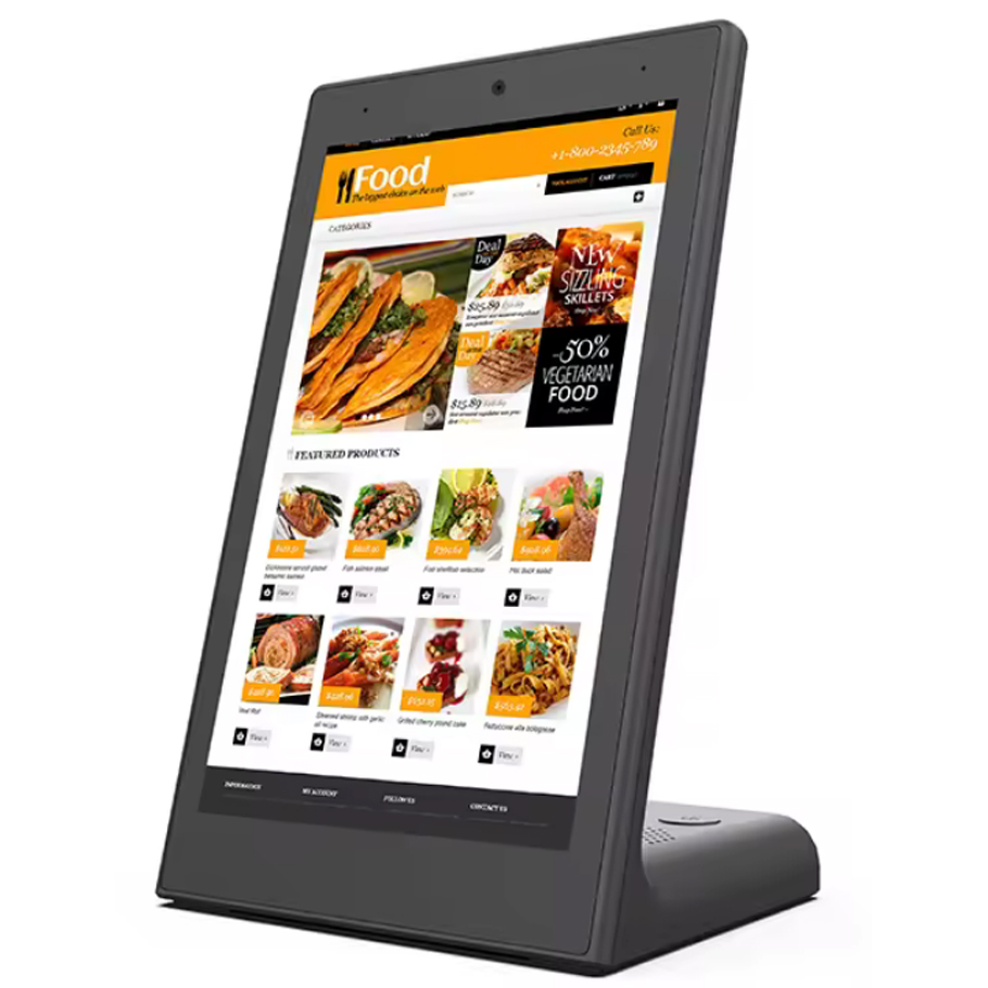 X-Desk tablet Android 11 verticale NFC ethernet Touch screen capacitivo utile per tutte applicazioni, feedbak di negozio, ordinazioni ecc...