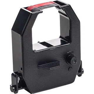 CARTUCCIA NASTRO COMPATIBILE NERO/ROSSO PER OROLOGI MARCATEMPO TIMBRACARTELLINI MARCA AMANO